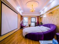 银川景发高端公寓 - 紫色浪漫圆床房