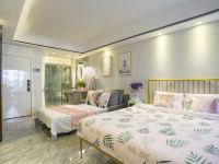 海口暖色色的家酒店式公寓 - 舒适大床房