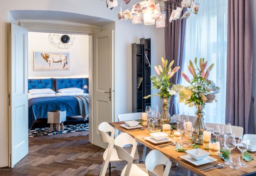 프라하 성 근처 호텔 전경