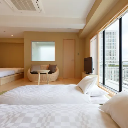 Osaka View Hotel Honmachi Отели рядом с достопримечательностью «Утсубо Парк»