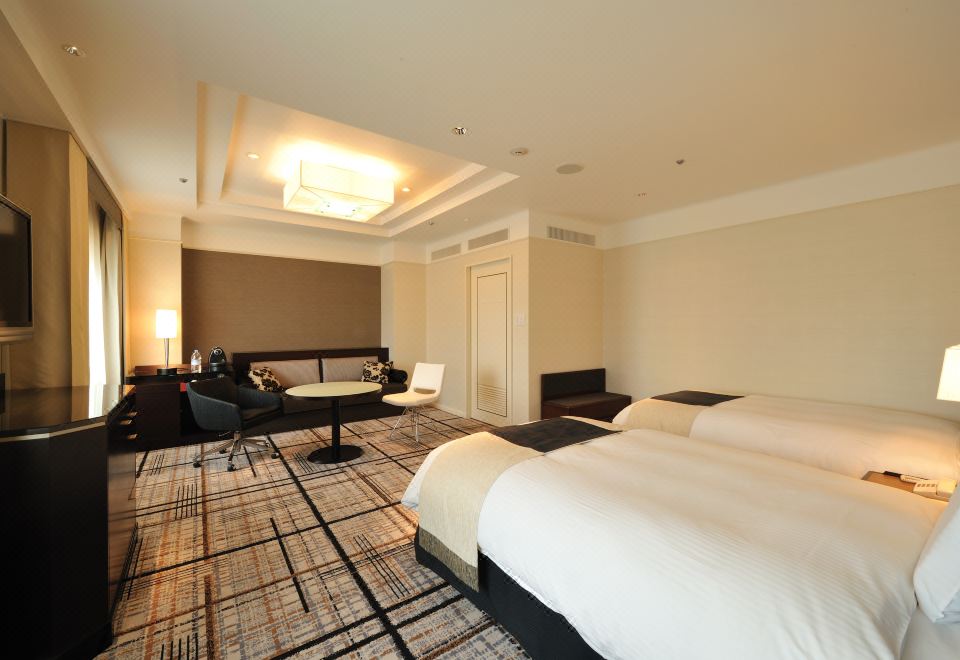 Spacious hotel room