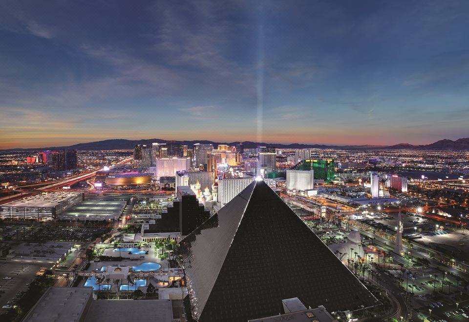 inside the luxor hotel/casino, las vegas, inside the luxor …