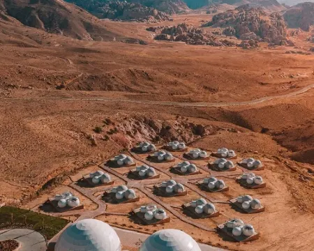 Wadi Rum Bubble Luxotel Hotels in Quairah District