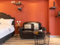 西安旎家公寓 - 极简欧式投影大床房