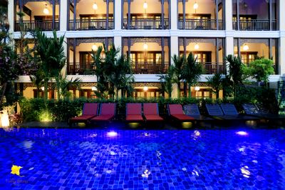 屋外プール ヴィアンルアン リゾートの写真