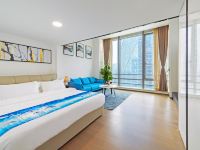 珠海语悦莲城印国际公寓 - 豪华海景复式双床房