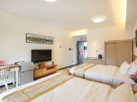惠东蔚兰海岸度假公寓 - 高级日出湾景标准双床房