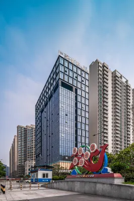 悦湖鉑斯國際公寓（清遠萬達廣場店） 鄰近婆角碼頭的酒店