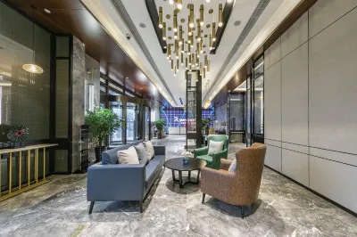 Putian Meibo Hotel (Shanghai International Tourism and Resorts Zone) Отели рядом с достопримечательностью «Южный Кампус Шанхайской Академии Иностранных Языков»