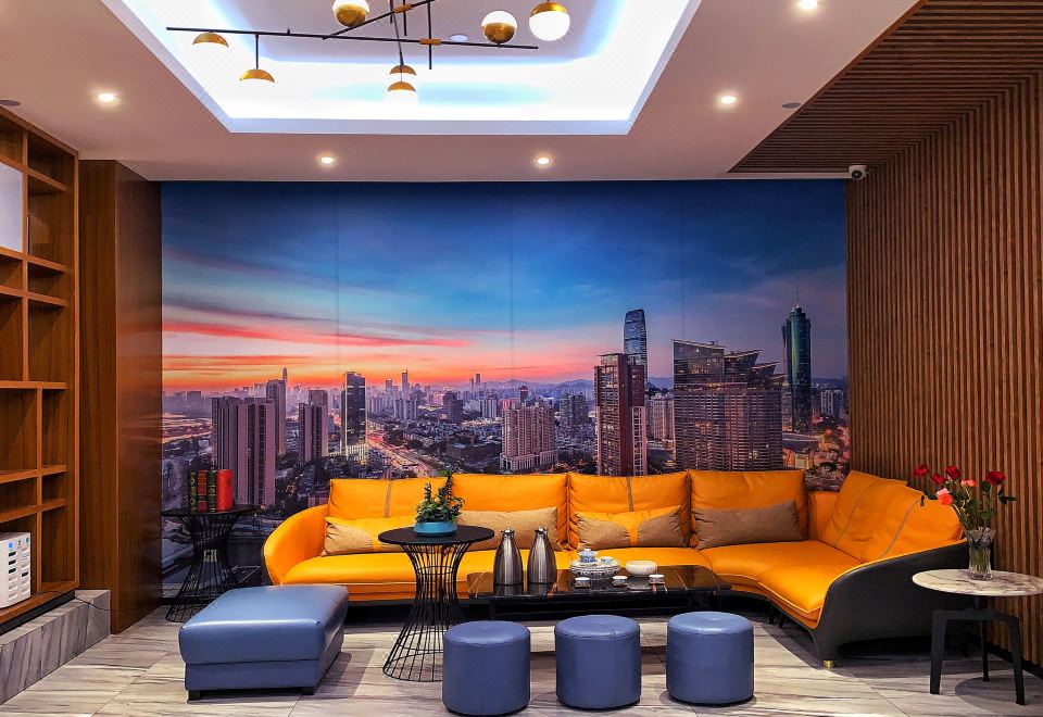 [야위안 쑨강 호텔 객실 내부 모습]