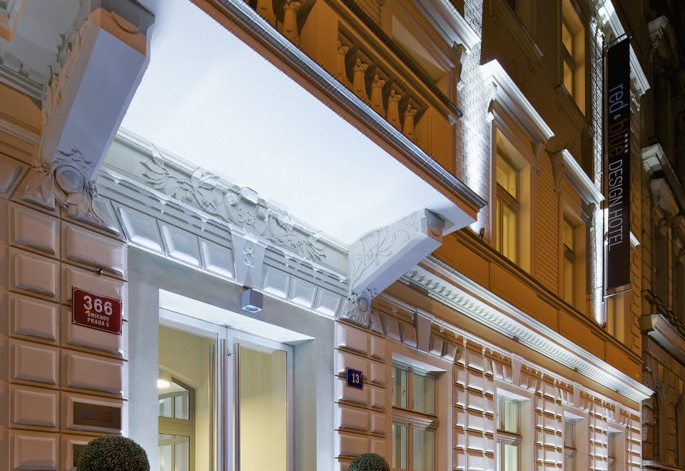 Red & Blue Design Hotel Prague Over view