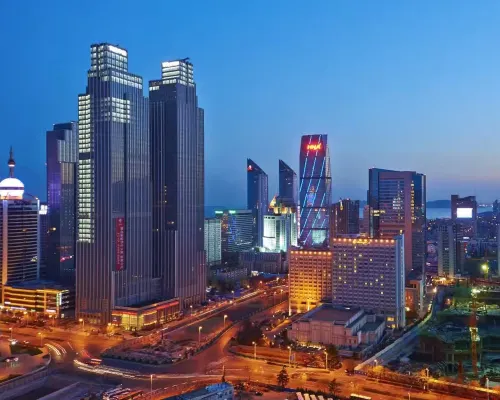 Yuelan Seaview Hotel Apartment (Qingdao May Fourth Square China Railway Center) Hoteles cerca de Templo Zhanshan