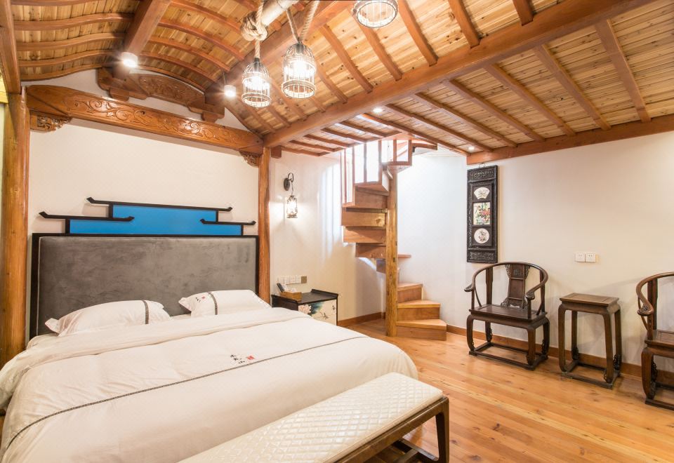 WeiJian Guesthouse의 중국식 객실 인테리어