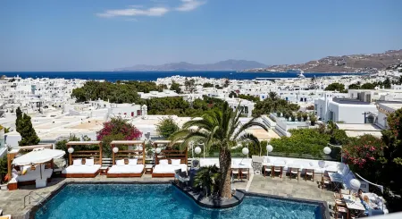 Belvedere Mykonos - Main Hotel - the Leading Hotels of the World Отели рядом с достопримечательностью «Старый порт города Миконос»