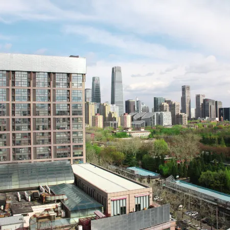 Estee ApartHotel (Beijing Chaoyangmen Children's Research Institute Store) Отели рядом с достопримечательностью «Улица Ябао-роуд»