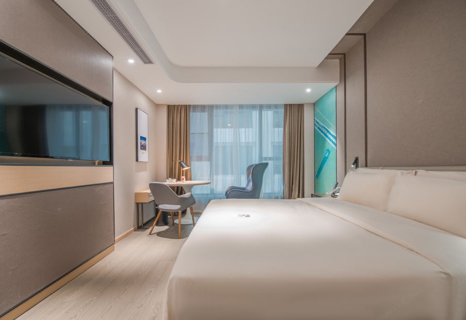 [광저우 기차역 웨챠오 아투어 호텔의 로비 모습]