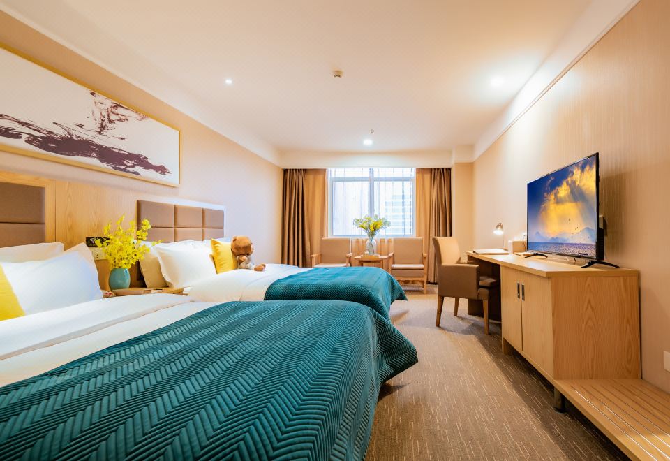 [티에통 부티크 호텔의 깔끔한 객실 내부 이미지]