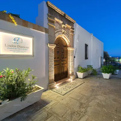 Lindos Diamond Exclusive Villa Отели рядом с достопримечательностью «Пляж Агиос-Павлос»