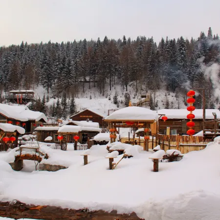Wuchang Snow Valley mountain Courier station