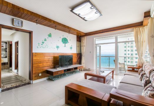 싼야 하이화 아파트먼트에서 바라본 일몰