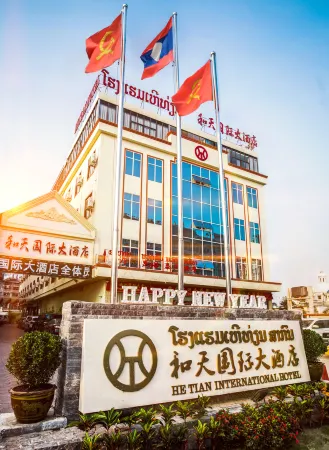 He Tian Hotel Vientiane Отели рядом с достопримечательностью «Statue of Fa Ngum»