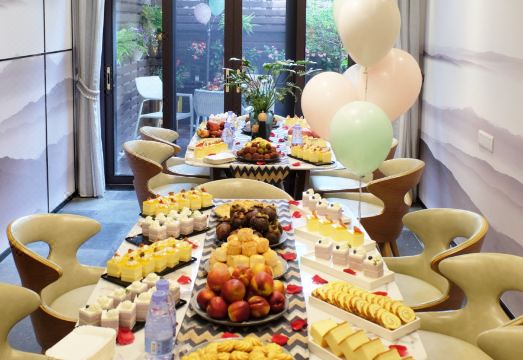 Linjiang Youxian Bieyuan Hotel 강변 뷰