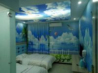 广州初见主题公寓 - 蓝色海洋主题双床房