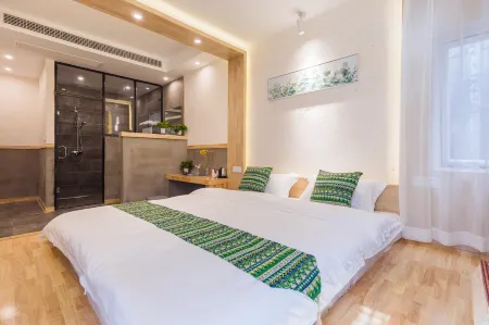 Tingting Guesthouse (Xi'an Huimin Street Guangji Street) Отели рядом со станцией Xi'an Railway Station