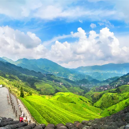 Longji View Building Homestay (Xishanyu Optimistic View Terrace)