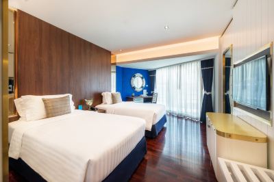 デラックスルーム(ベッド2台) エーワン ザ ロイヤル クルーズ ホテル パタヤの写真