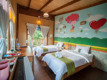 Baan Chokdee Pai Resort Отели рядом с достопримечательностью «Yun Lai Viewpoint»