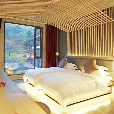 Wuyishan Hongpao Xunyou Tea Space Aesthetics Holiday Mountain Residence
