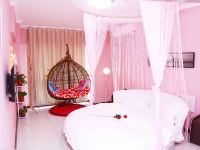 西安栖馨居主题公寓 - 粉色浪漫情侣圆床房