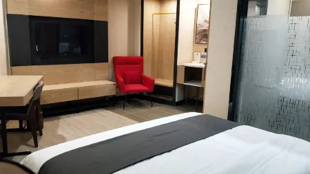 Shankee Tea Style Hotel (Nanjing Jiangning District Guli Niushou Mountain) Отели рядом с достопримечательностью «Jinling Xiaocheng»