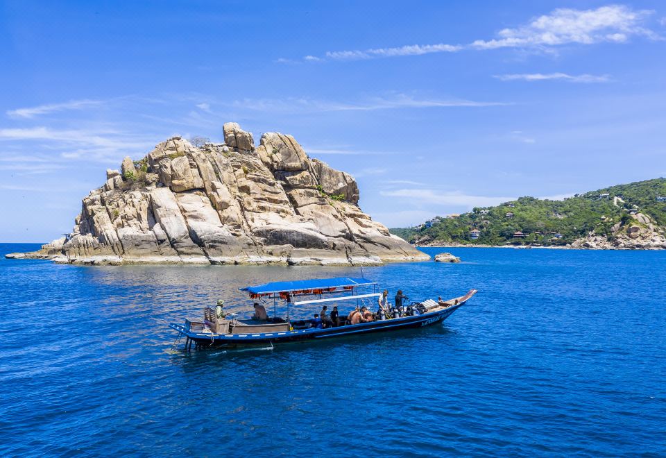 코럴 뷰 리조트의 자연 친화적인 숙소 전경