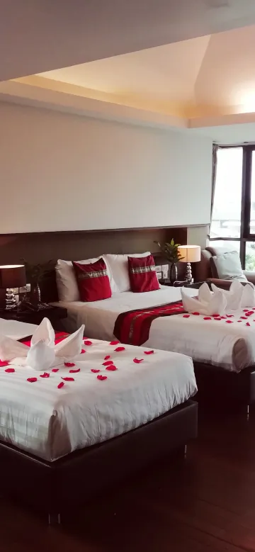 ห้องดีลักซ์สำหรับครอบครัวสามท่าน
