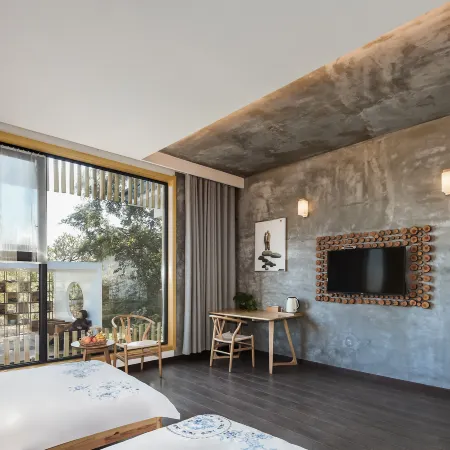 Floral Hotel· Building Taishan Slowly Hotel