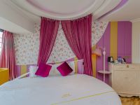 绵阳佳好美酒店式公寓 - 紫色纱幔圆床房