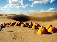 敦煌再回首沙漠露营基地 - 沙漠露营单人帐篷房(公共卫浴)