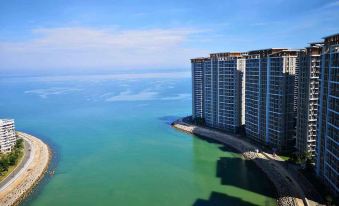 Ocean flower island Agean sea hotel