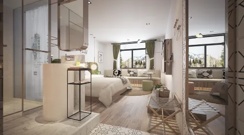 อาร์ตโฮเตลชูเจี้ยน อำเภอย่าติง ต้าวเฉิง