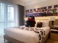 上海协信莎玛长风服务式公寓 - 熊本熊一卧室大床套房