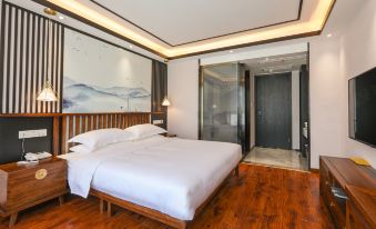 Jiuhua Mountain, a pool of landscape, this wish boutique hotel