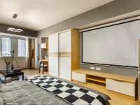 武汉好享家主题公寓 - 欧式奢适投影大床房