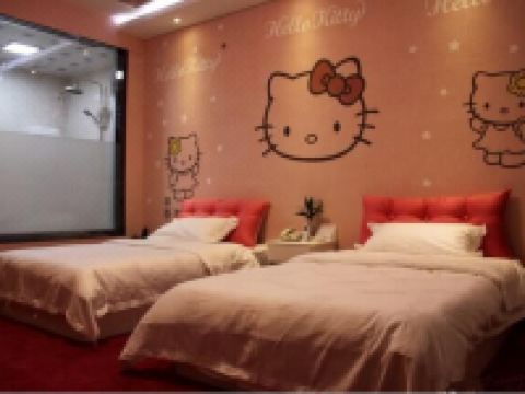 简爱主题公寓(抚顺家和美店) - 家庭双床房