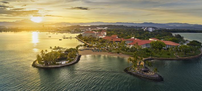 Shangri-La Tanjung Aru, Kota Kinabalu コタキナバルのホテル