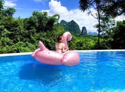 Yangshuo shulin listen to rain · Net red ranch hotel Các khách sạn ở Dương Sóc