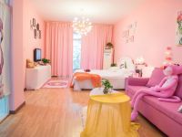 乐山安逸1公寓 - 粉色二室一厅套房