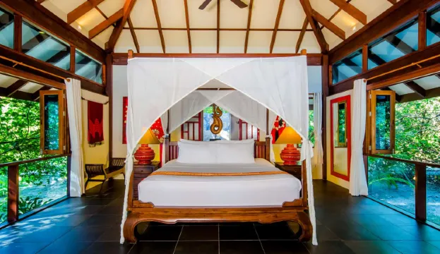 วิลลาริมสระว่ายน้ำชายหาดแบบหนึ่งห้องนอน