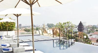 屋外プール パティオ ホテル&アーバン リゾート プノンペンの写真